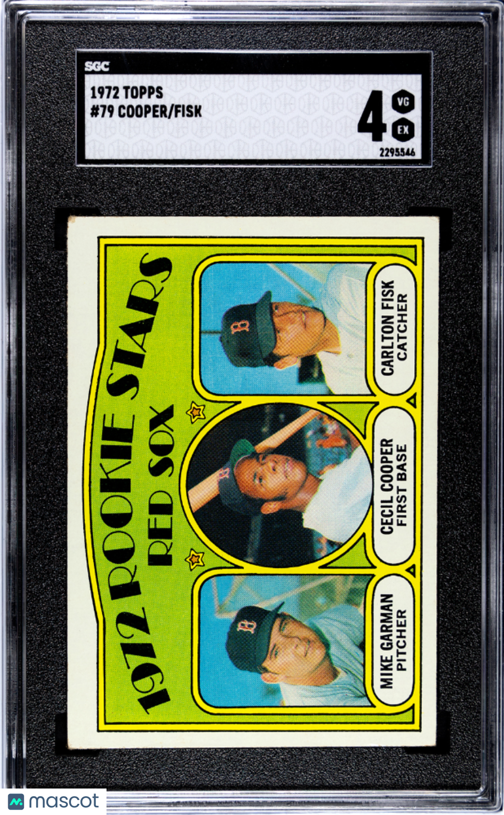 1972 Topps Fisk Cooper #79 SGC 4
