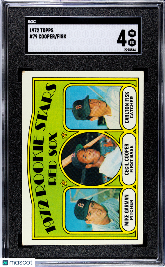 1972 Topps Fisk Cooper #79 SGC 4