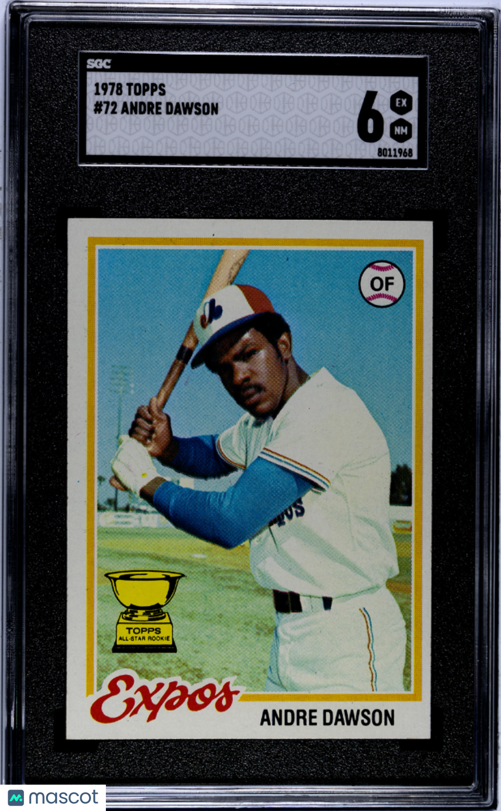 1978 Topps Andre Dawson #72 SGC 6