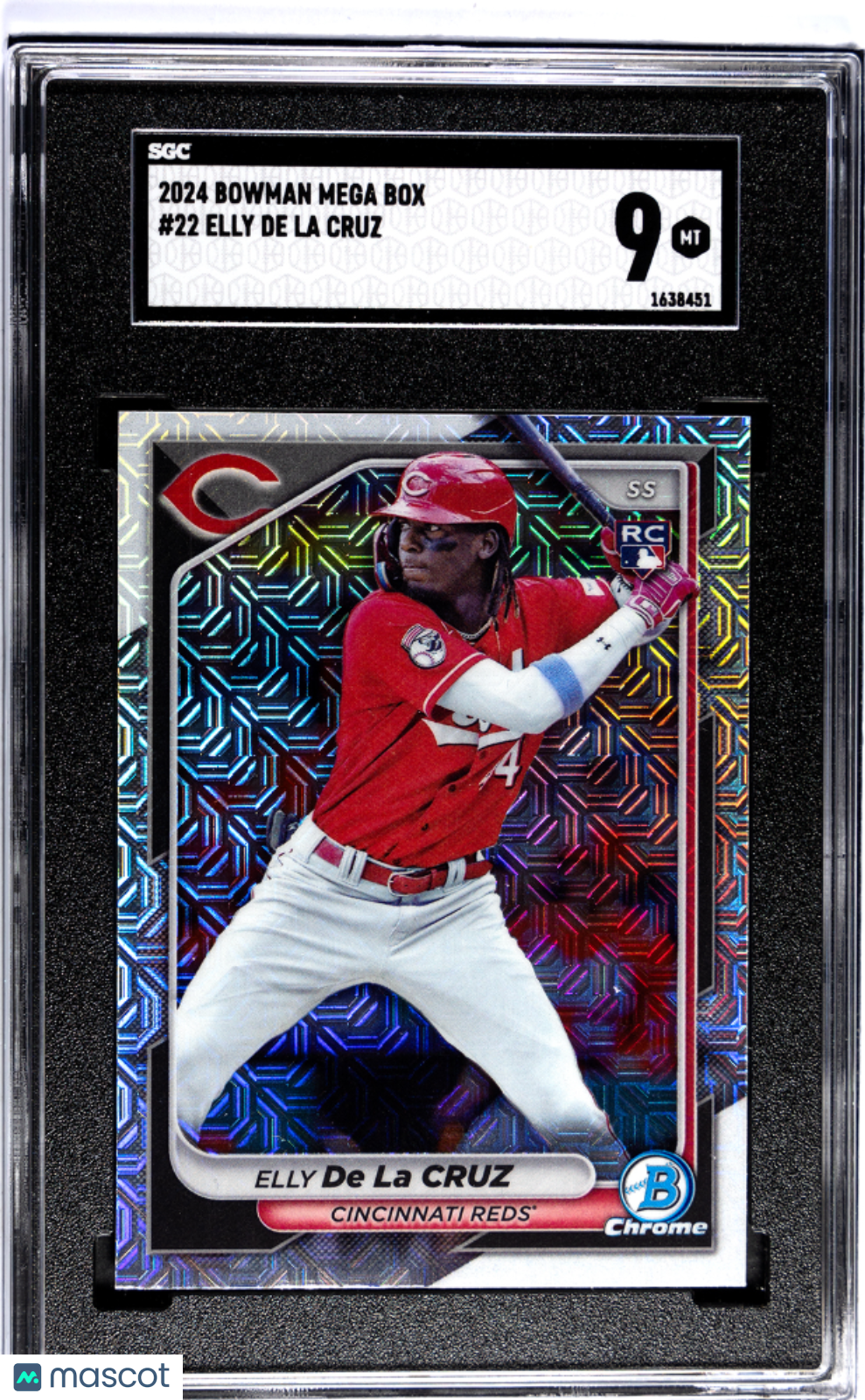 2024 Bowman Mega Box ELLY DE LA CRUZ #22 SGC 9 Rookie Card RC