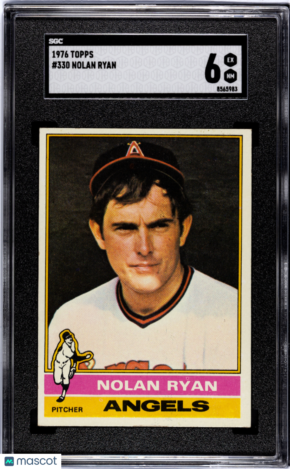 1976 Topps Nolan Ryan #330 SGC 6