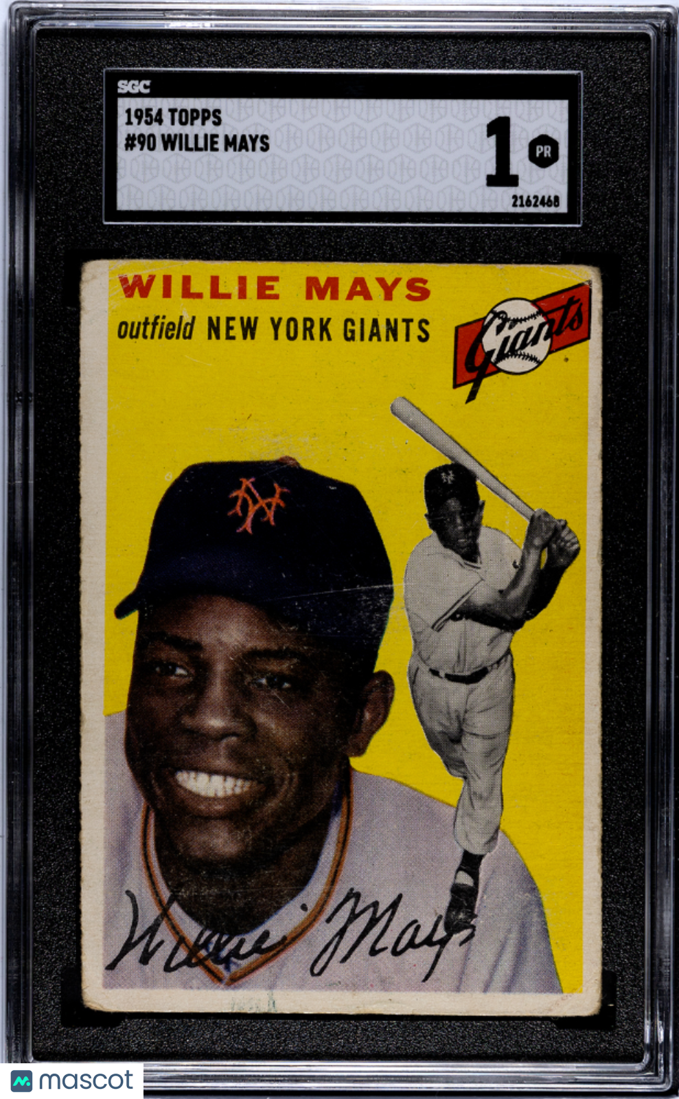 1954 Topps WILLIE MAYS #90 SGC 1