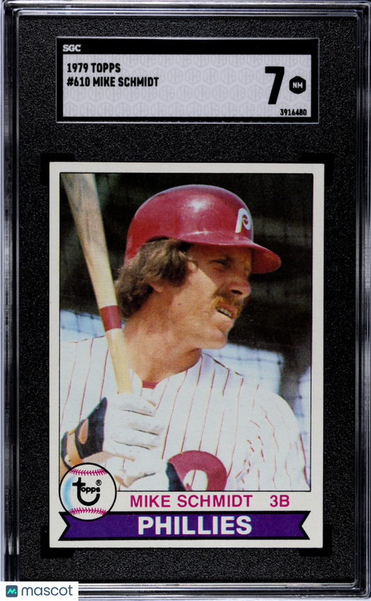 1979 Topps Mike Schmidt #610 SGC 7