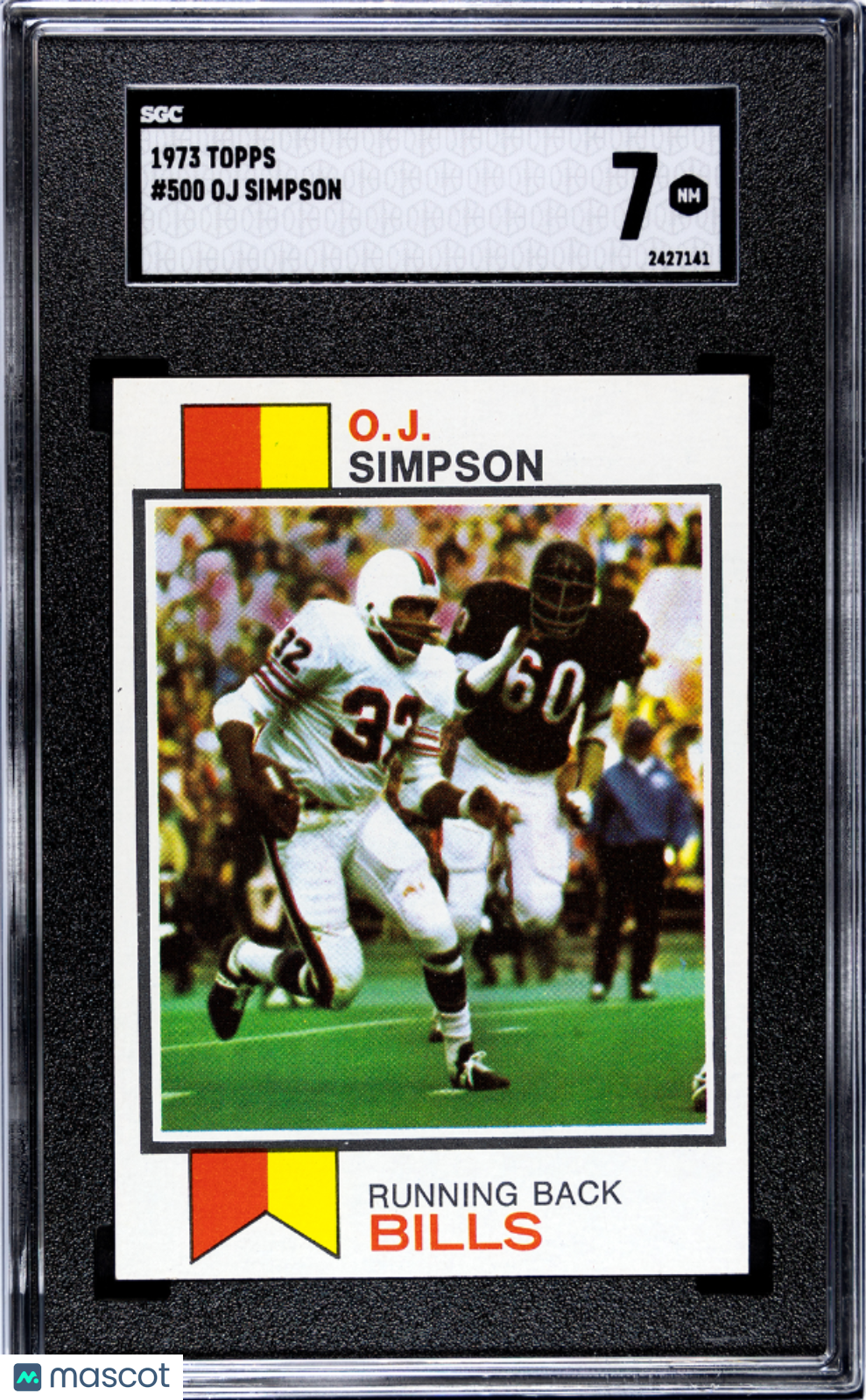 1973 Topps Oj Simpson #500 SGC 7