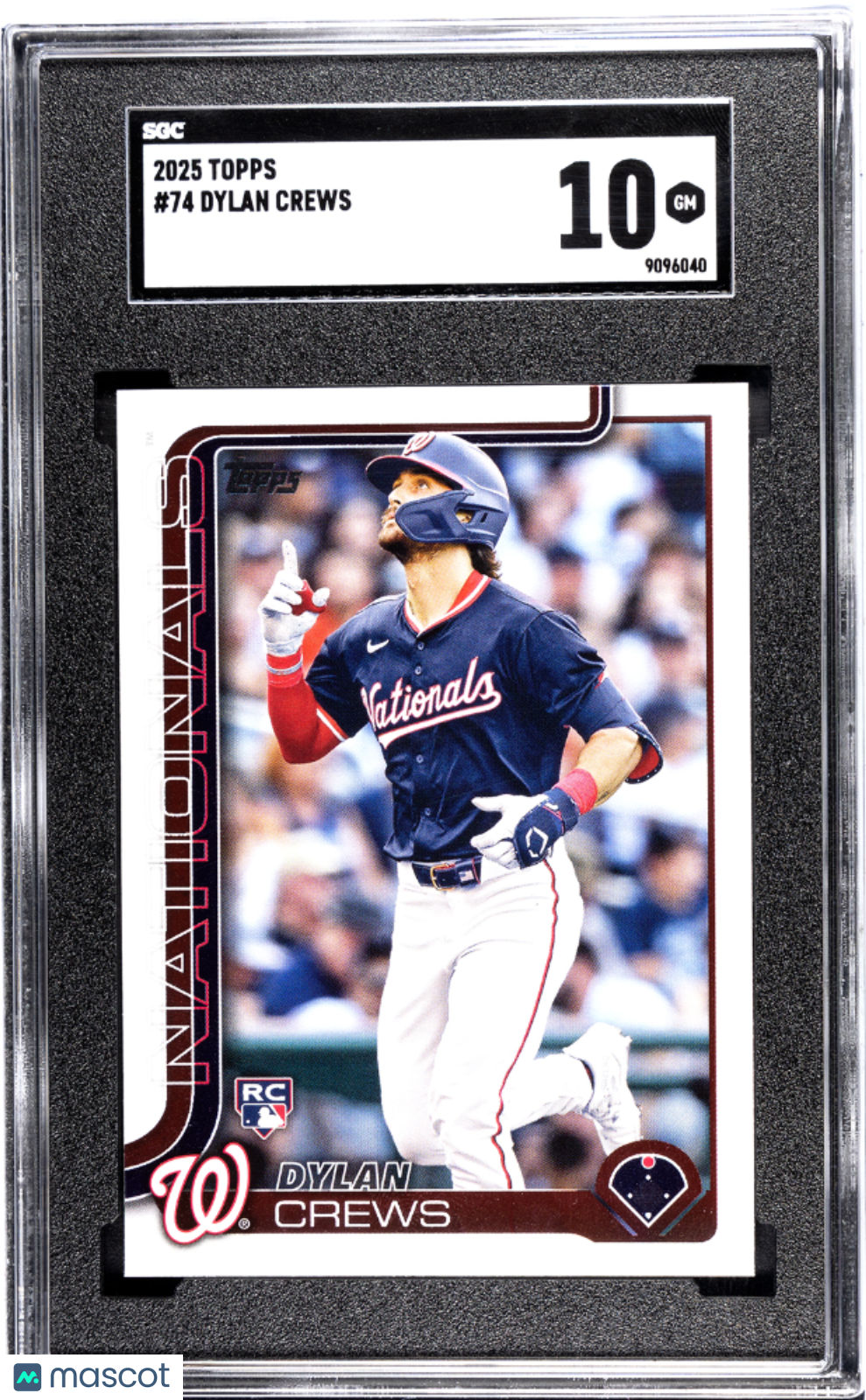 2025 Topps DYLAN CREWS #74 SGC 10 Rookie RC