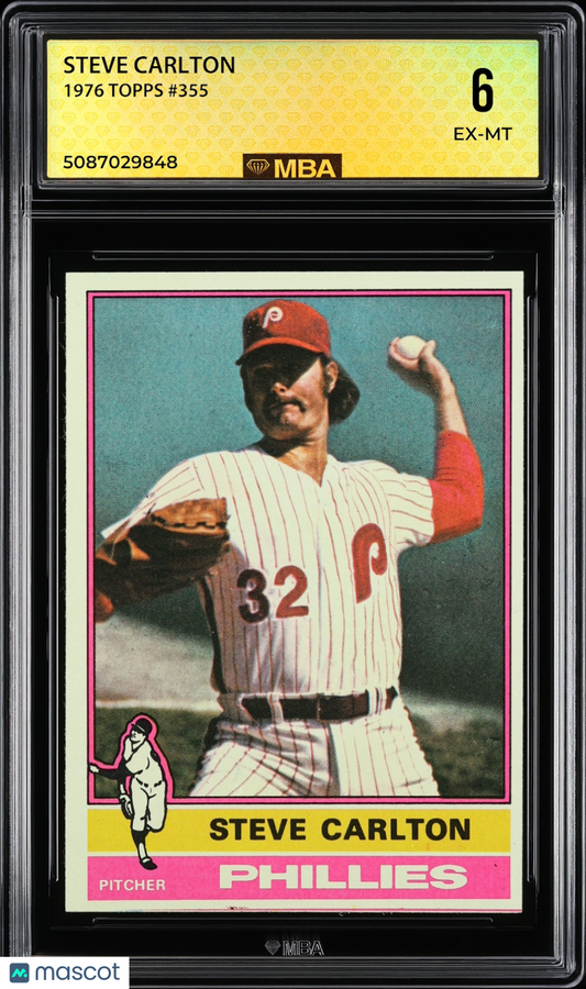 1976 Topps Steve Carlton #355 MBA 6