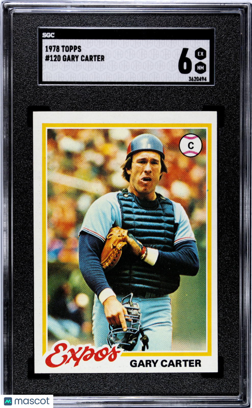 1978 Topps Gary Carter #120 SGC 6