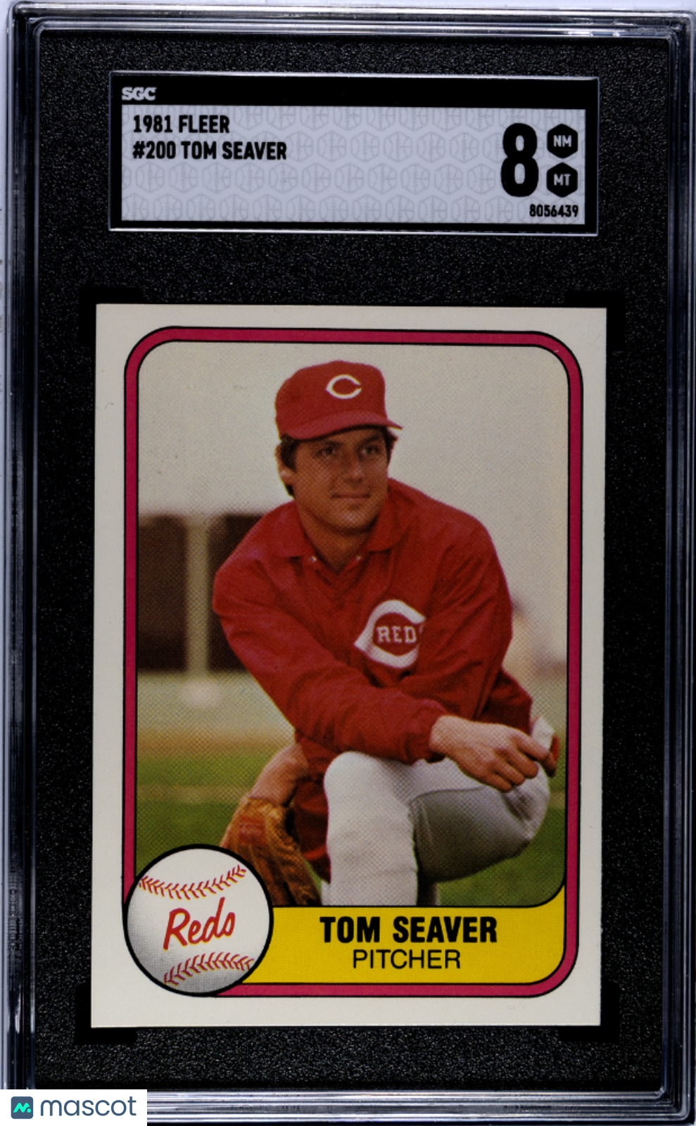 1981 Fleer Tom Seaver #200 SGC 8